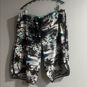 Rumors Palm Paradise Men's Swim Trunks 34